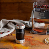 Marcato Design Line Dispenser Shaker for Flour, Powdered Sugar, and More, Black