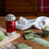 Marcato Design Line Dispenser Shaker for Flour, Powdered Sugar, and More, Red