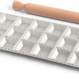 Ravioli Mold by Marcato, Made in Italy, Makes 24 Square Raviolis, 2-Inch