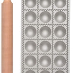 Ravioli Mold by Marcato, Made in Italy, Makes 24 Round Raviolis, 1.5-Inch