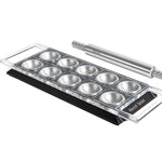Marcato Atlas Tablet Pasta Maker, Made in Italy, Makes 10 Raviolis, Black