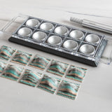 Marcato Atlas Tablet Pasta Maker, Made in Italy, Makes 10 Raviolis, Powder Grey