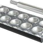 Marcato Atlas Tablet Pasta Maker, Made in Italy, Makes 10 Raviolis, Powder Grey
