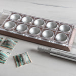 Marcato Atlas Tablet Pasta Maker, Made in Italy, Makes 10 Raviolis, Powder Pink