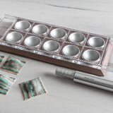 Marcato Atlas Tablet Pasta Maker, Made in Italy, Makes 10 Raviolis, Powder Pink