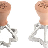 Marcato Classic Ravioli Maker Stamp Kit, Flower + Star, 2.5-Inch