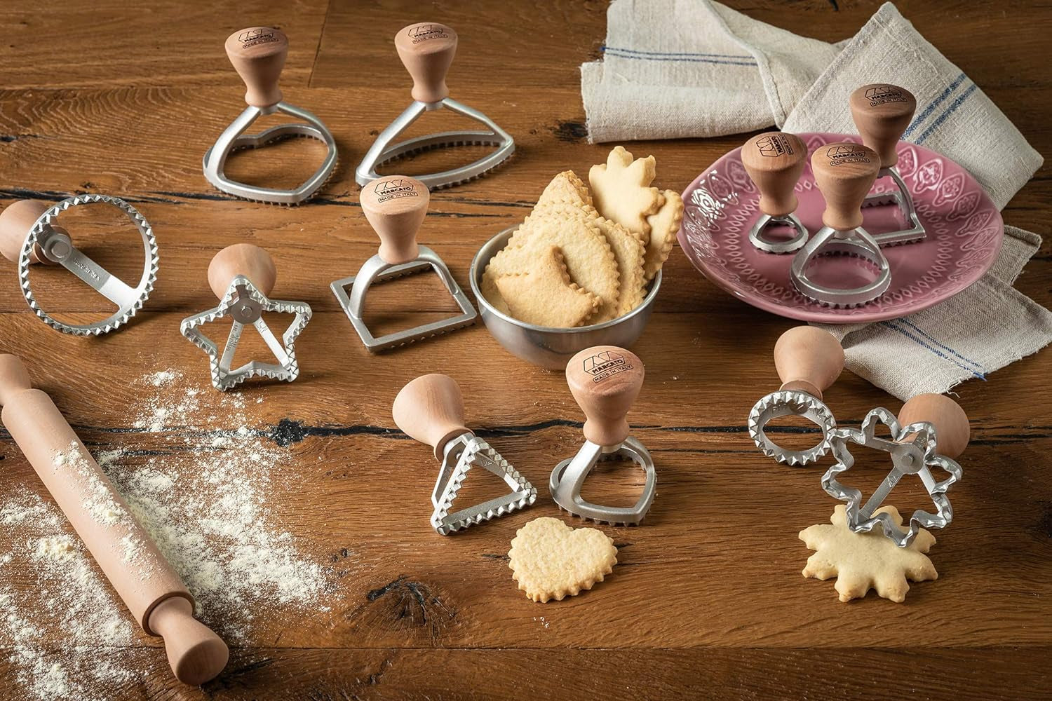 Marcato Classic Ravioli Maker Stamp, Round, 2-Inch