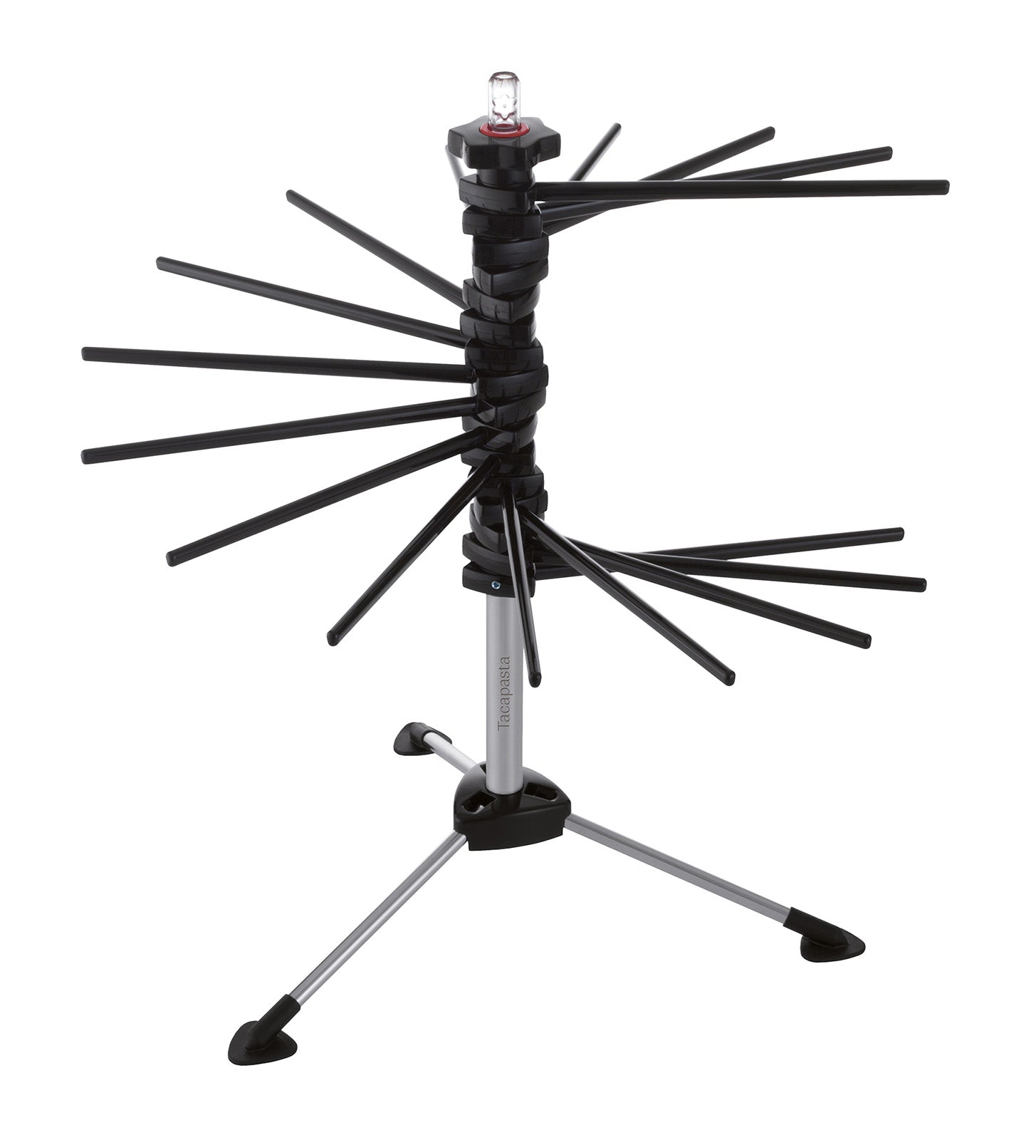 Marcato Atlas Collapsible Pasta Drying Rack, Made In Italy, Black