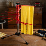 Marcato Atlas Collapsible Pasta Drying Rack, Made In Italy, Red