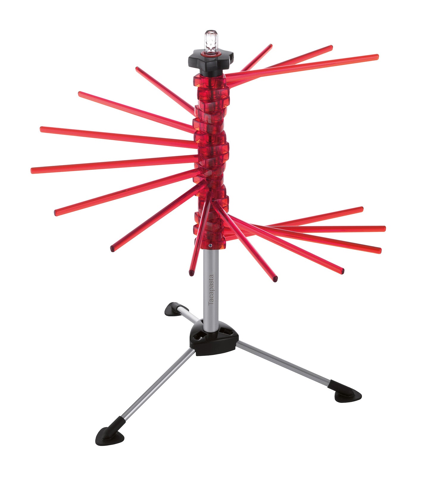 Marcato Atlas Collapsible Pasta Drying Rack, Made In Italy, Red