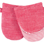 KAF Home Strada Mini Mitts, Set of 2, Red