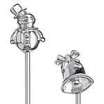 Prodyne Holiday Stainless Steel Cocktail Picks, Set of 6