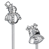 Prodyne Holiday Stainless Steel Cocktail Picks, Set of 6