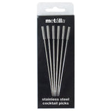 Prodyne Stainless Steel Classic Cocktail Picks, Set of 6