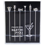 Prodyne Stainless Steel Legacy Martini Picks, Set of 6