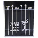 Prodyne Stainless Steel Legacy Martini Picks, Set of 6