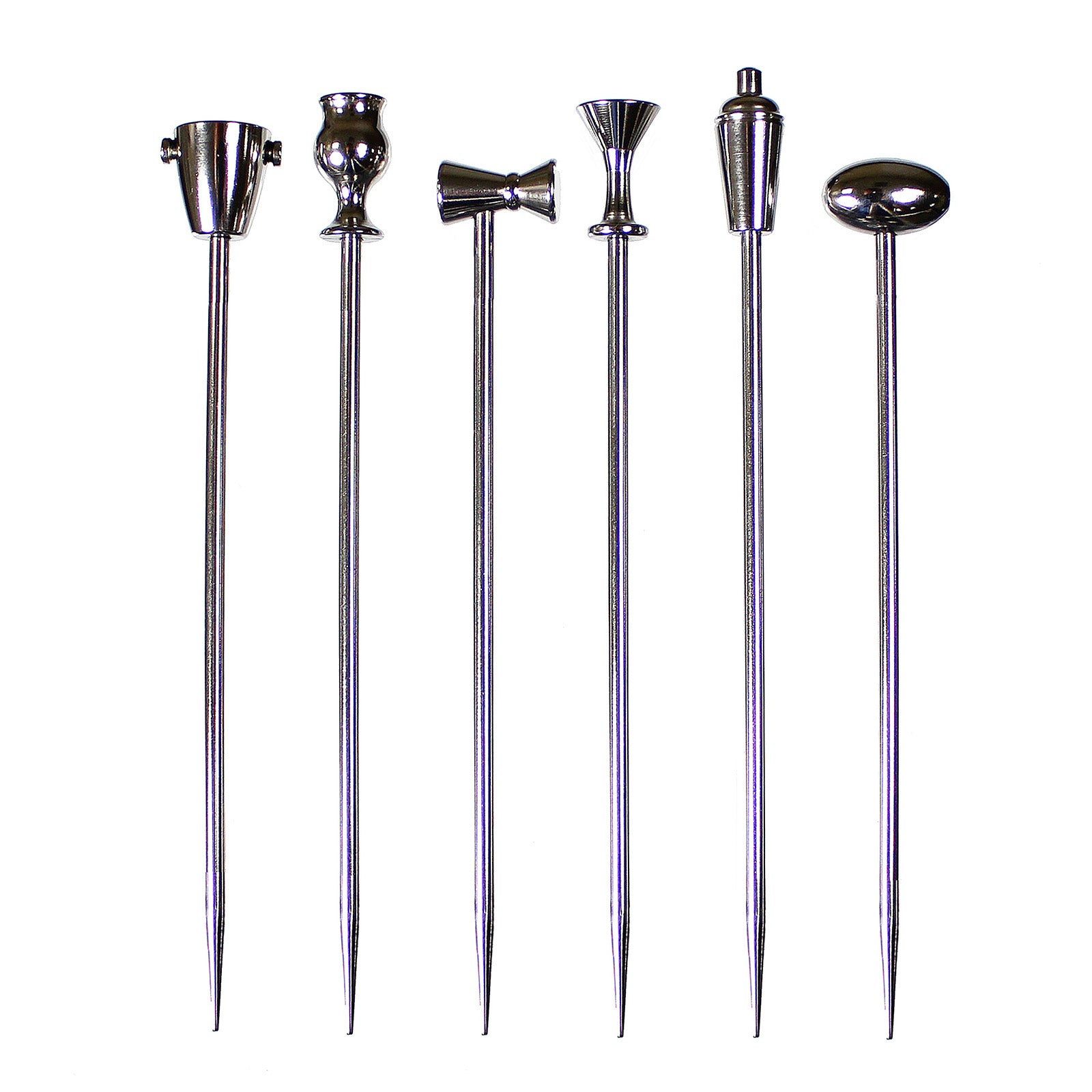 Prodyne Stainless Steel Legacy Martini Picks, Set of 6