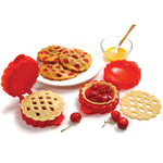 Norpro Lattice Mini Pie Mold – 4.5" x 5.75", Hand Pie Press, Decorative Crust Top