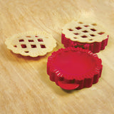 Norpro Lattice Mini Pie Mold – 4.5" x 5.75", Hand Pie Press, Decorative Crust Top