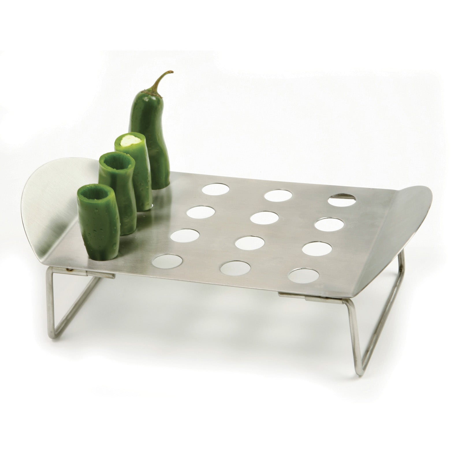 Norpro Stainless Steel Knockdown Pepper Roaster for Jalapeno Poppers