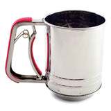 Norpro Stainless Steel Flour Sifter, 3 Cup, Hand Crank