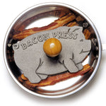 Norpro Cast Iron Pig Shaped Bacon and Grill Press with Wood Handle