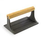 Norpro Cast Iron Bacon and Grill Press with Wood Handle