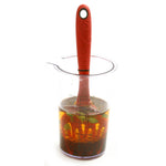 Norpro Grip-EZ Fiskie Fork and Whisk Combo Kitchen Tool, Red