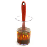 Norpro Grip-EZ Fiskie Fork and Whisk Combo Kitchen Tool, Red