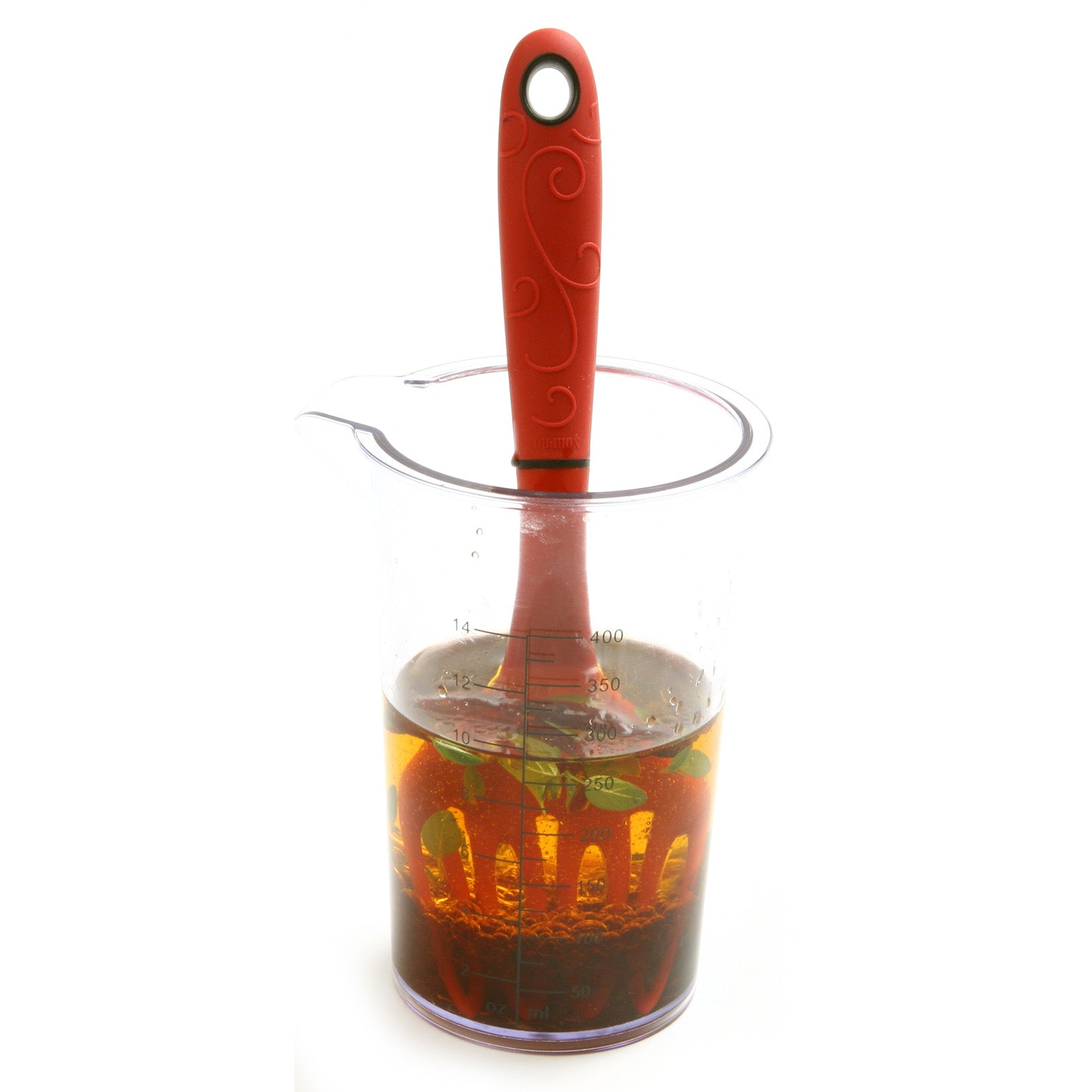 Norpro Grip-EZ Fiskie Fork and Whisk Combo Kitchen Tool, Red