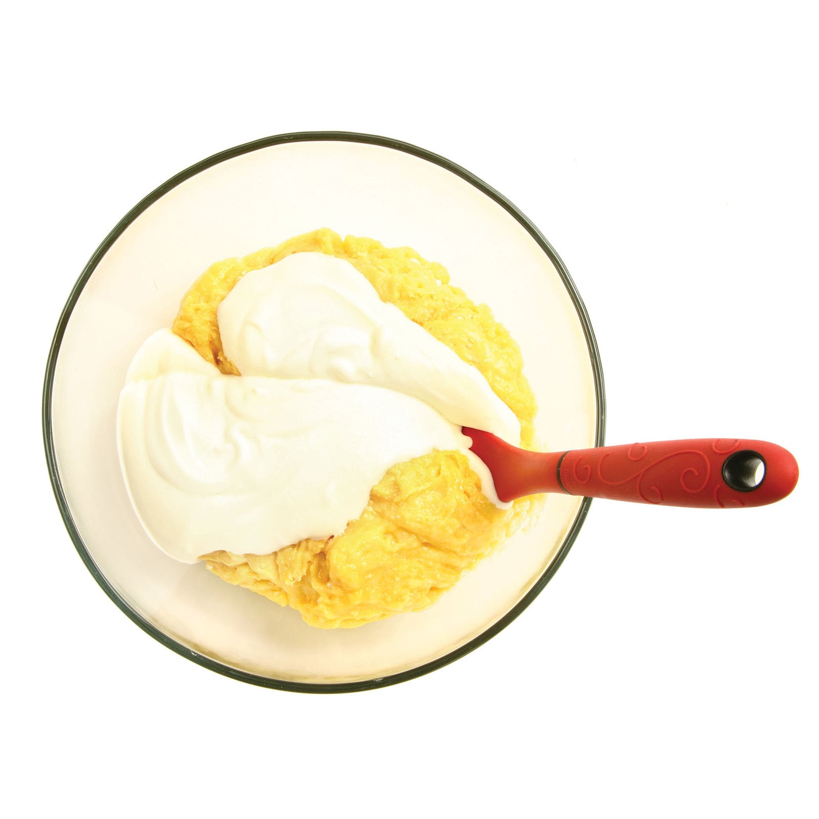 Norpro Grip-EZ Fiskie Fork and Whisk Combo Kitchen Tool, Red