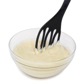 Norpro Grip-EZ Jumbo Fiskie Fork and Whisk Combo Kitchen Tool, Black