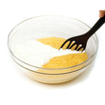 Norpro Grip-EZ Jumbo Fiskie Fork and Whisk Combo Kitchen Tool, Black