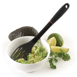 Norpro Grip-EZ Jumbo Fiskie Fork and Whisk Combo Kitchen Tool, 11-Inch, Black