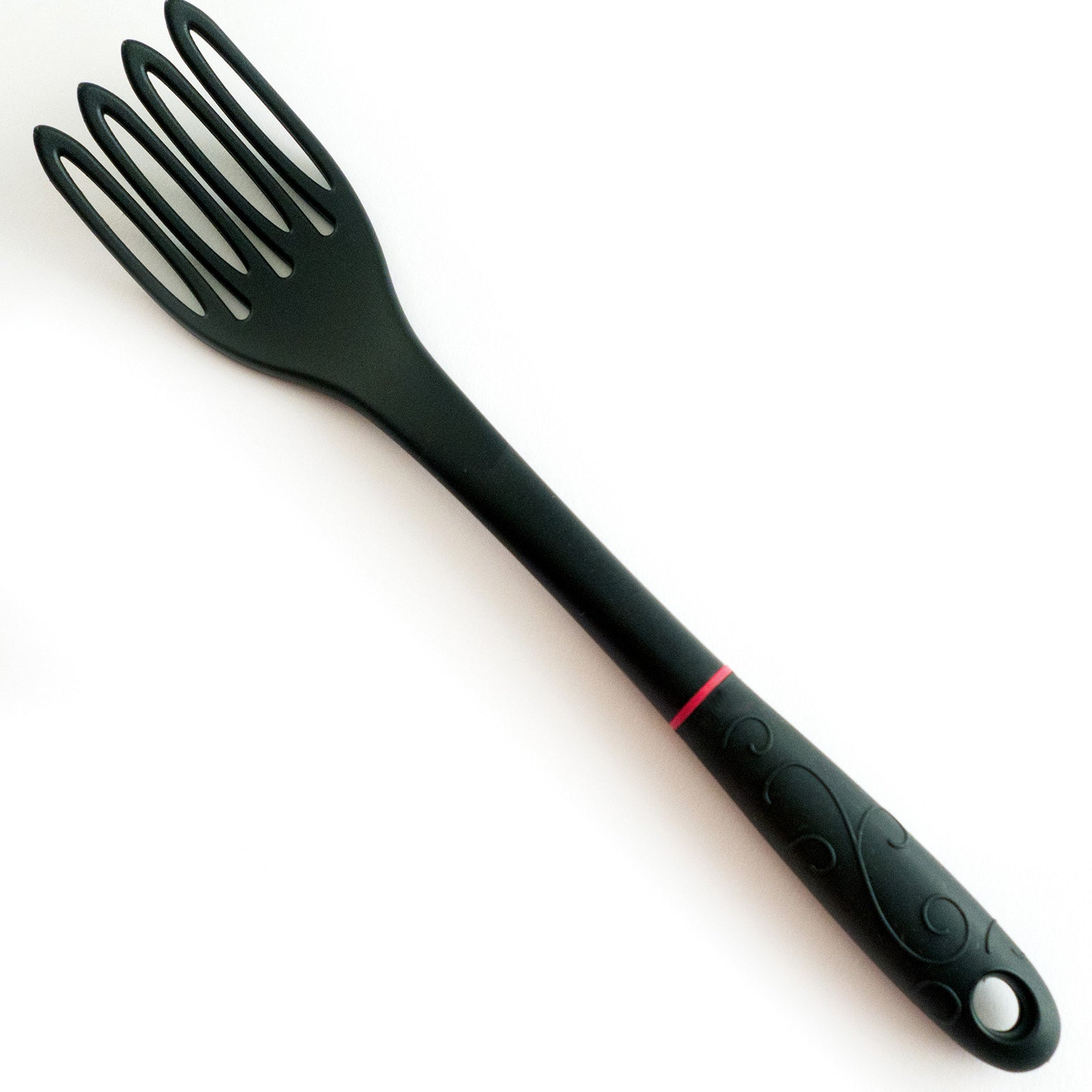 Norpro Grip-EZ Jumbo Fiskie Fork and Whisk Combo Kitchen Tool, 11-Inch, Black