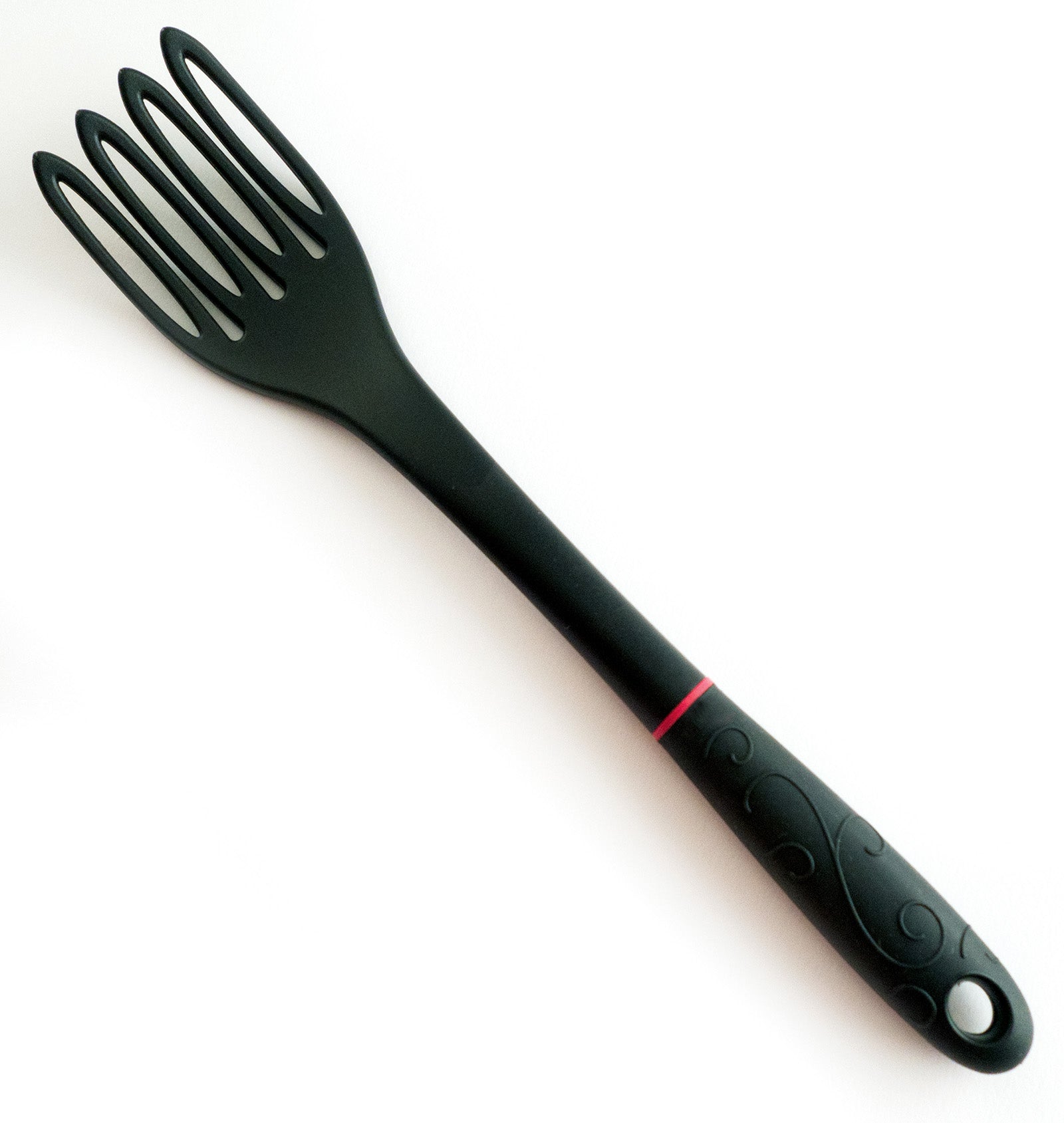 Norpro Grip-EZ Jumbo Fiskie Fork and Whisk Combo Kitchen Tool, 11-Inch, Black