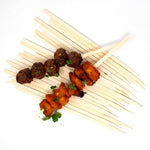 Norpro Flat Wide Bamboo Skewers, Set of 25