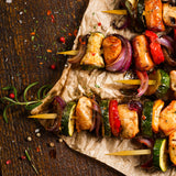 Norpro Flat Wide Bamboo Skewers, Set of 25