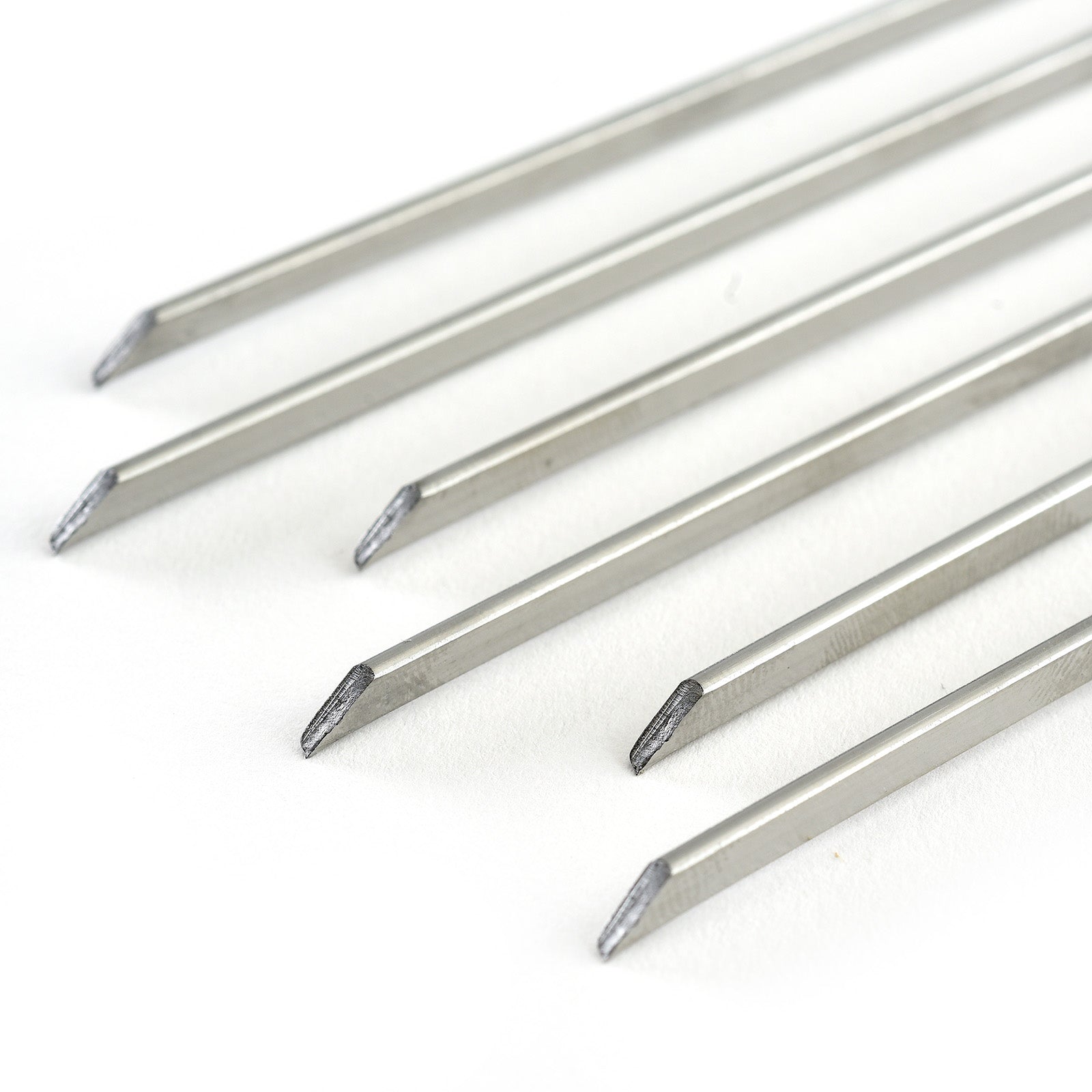 Norpro Stainless Steel 12-Inch Barbeque Skewers, Set of 6