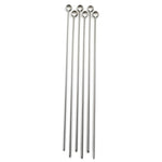 Norpro Stainless Steel 12-Inch Barbeque Skewers, Set of 6