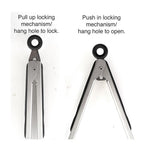 Norpro Grip-EZ Stainless Steel Locking Tongs, 12-Inch