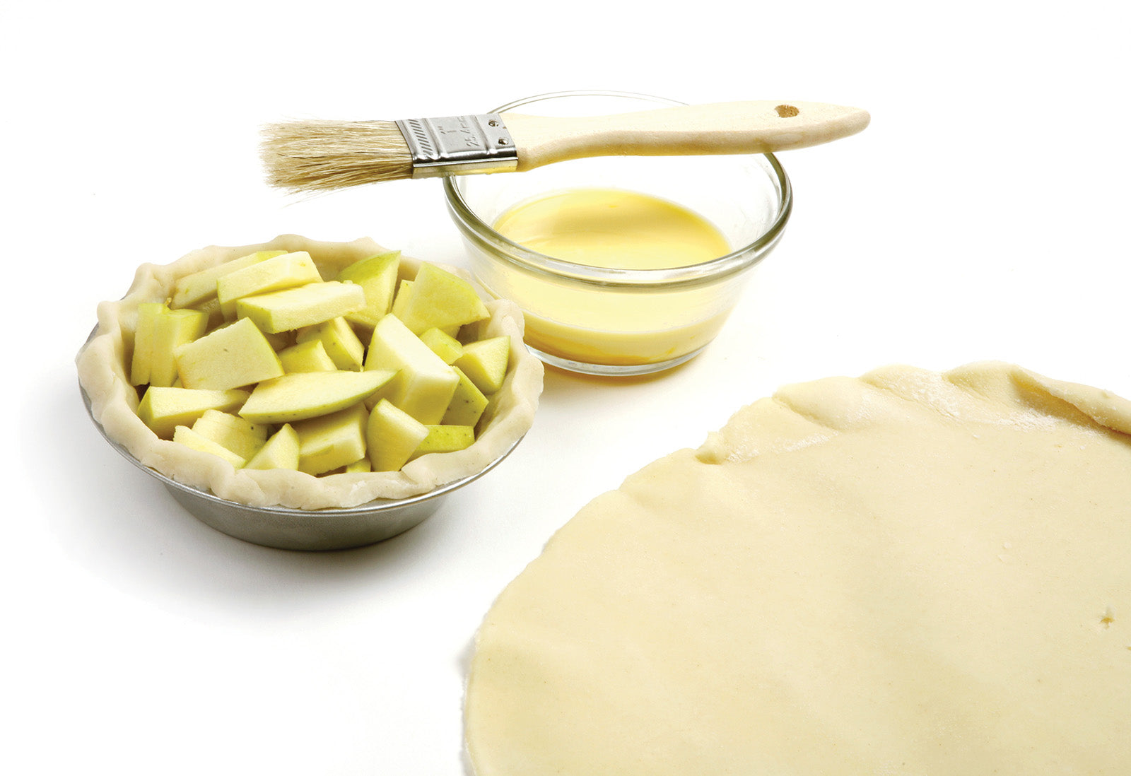 Norpro Pastry Brush, 1-Inch, Natural Bristles