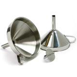 Norpro Heavy Duty Stainless Steel Funnel with Detatchable Strainer, 4.75-Inch