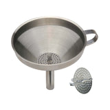 Norpro Heavy Duty Stainless Steel Funnel with Detatchable Strainer, 5.5-Inch