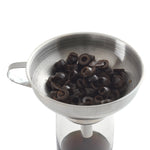 Norpro Heavy Duty Stainless Ssteel Wide Mouth Funnel with Removable Strainer, 5.5-Inch