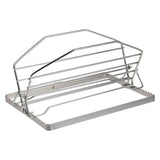 Norpro Adjustable Roast Rack, 11 Inch Nickel-Plated, 7 Positions, Silver