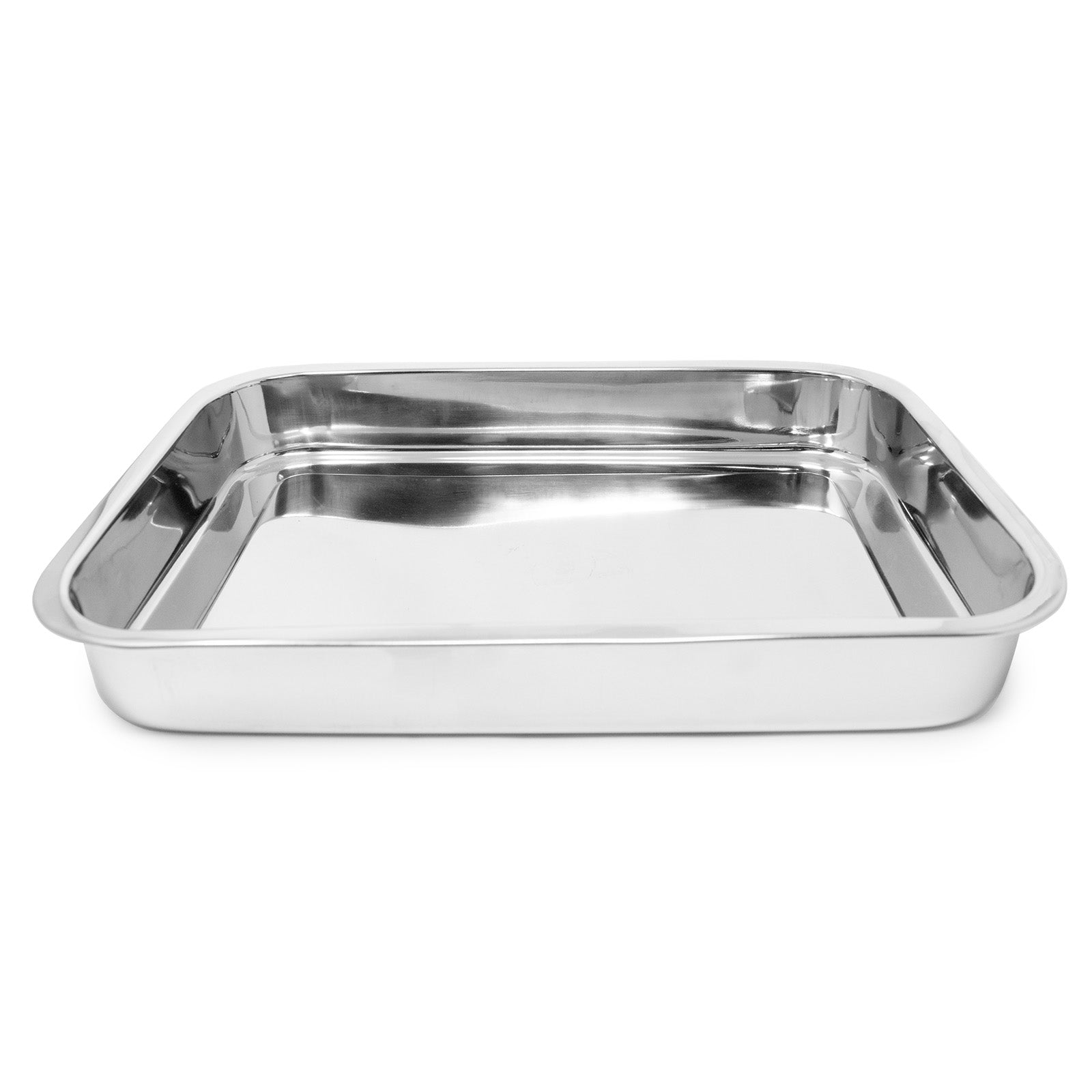 Norpro Stainless Steel 16 Inch Roast & Lasagna Pan, Heavy Duty, 2" Depth