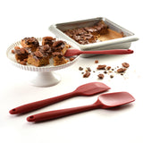 Norpro Heavy Duty Silicone Spatulas, Set of 3, Red