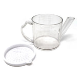 Norpro Clear Separator/Strainer, 1.75 Cup/400ml, Dishwasher Safe