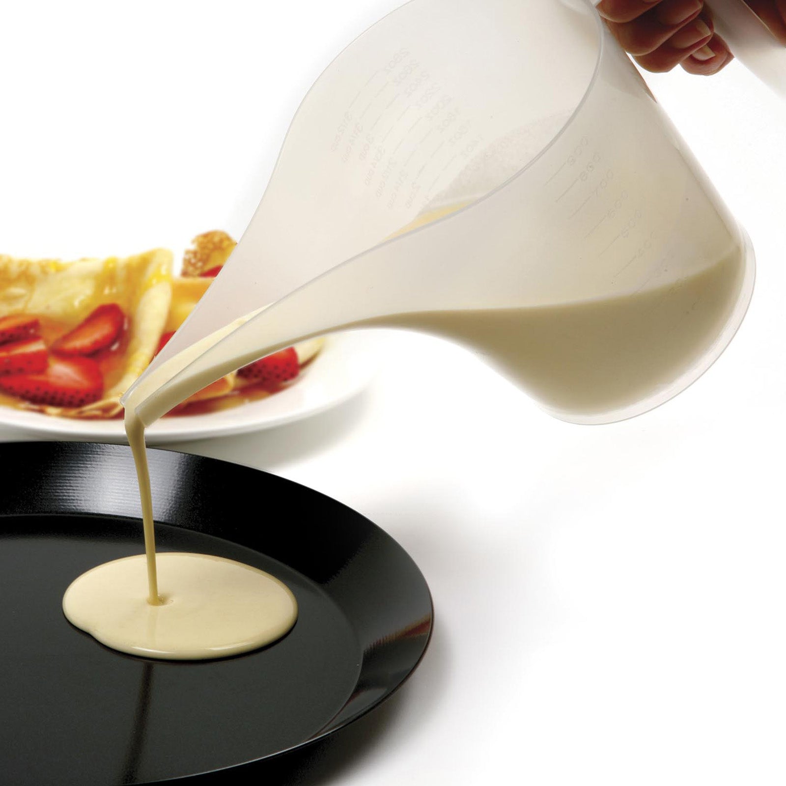 Norpro Funnel Pitcher, 3.5 Cup, White